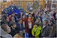Поздравление Свято-Владимирского прихода учащимися школы №72 (+видео, +аудио)