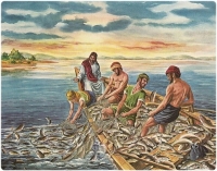 Евангелие о чудесном улове рыб и призвании рыбарей