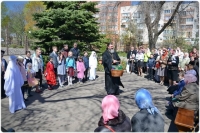 Подарок детской воскресной школы Свято-Владимирского храма ко дню жен-мироносиц